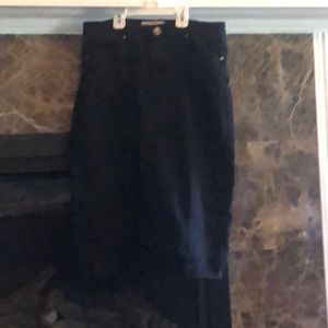 Black jean skirt size 8/10